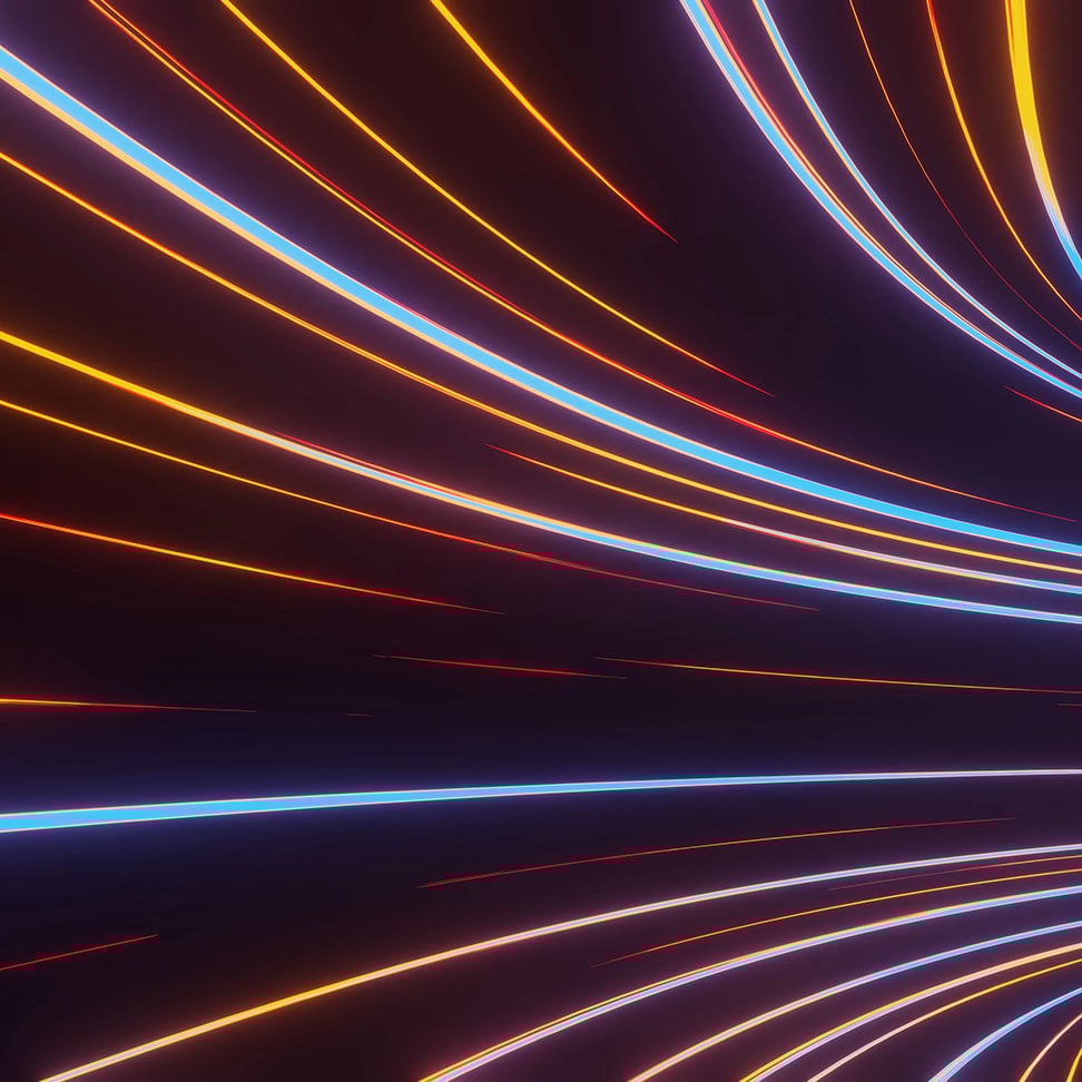 Data quality representation through motion line of light trails
