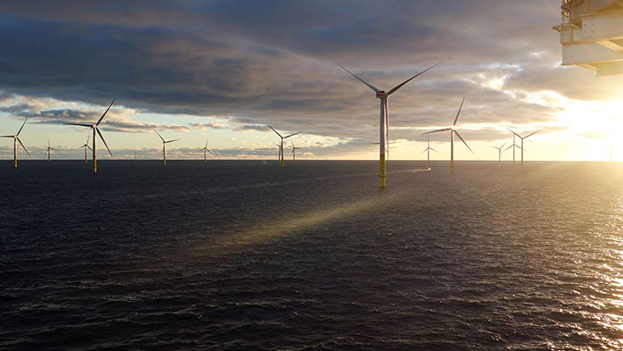 Wind powers commodities demand