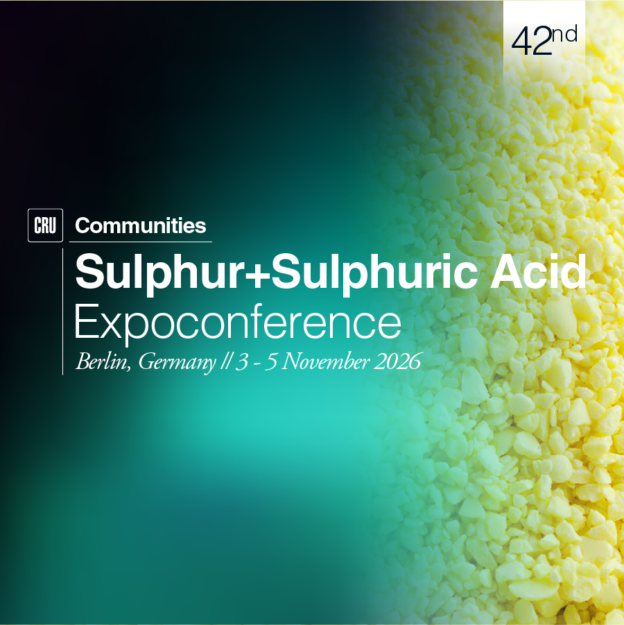 Sulphur and Sulphuric Acid 2024 banner