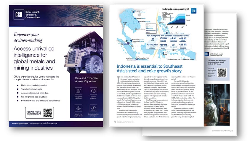 CRU Partners with CoalMetal Asia