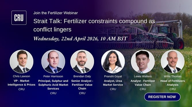 Strait Talk: Fertilizer constraints compound as conflict lingers
