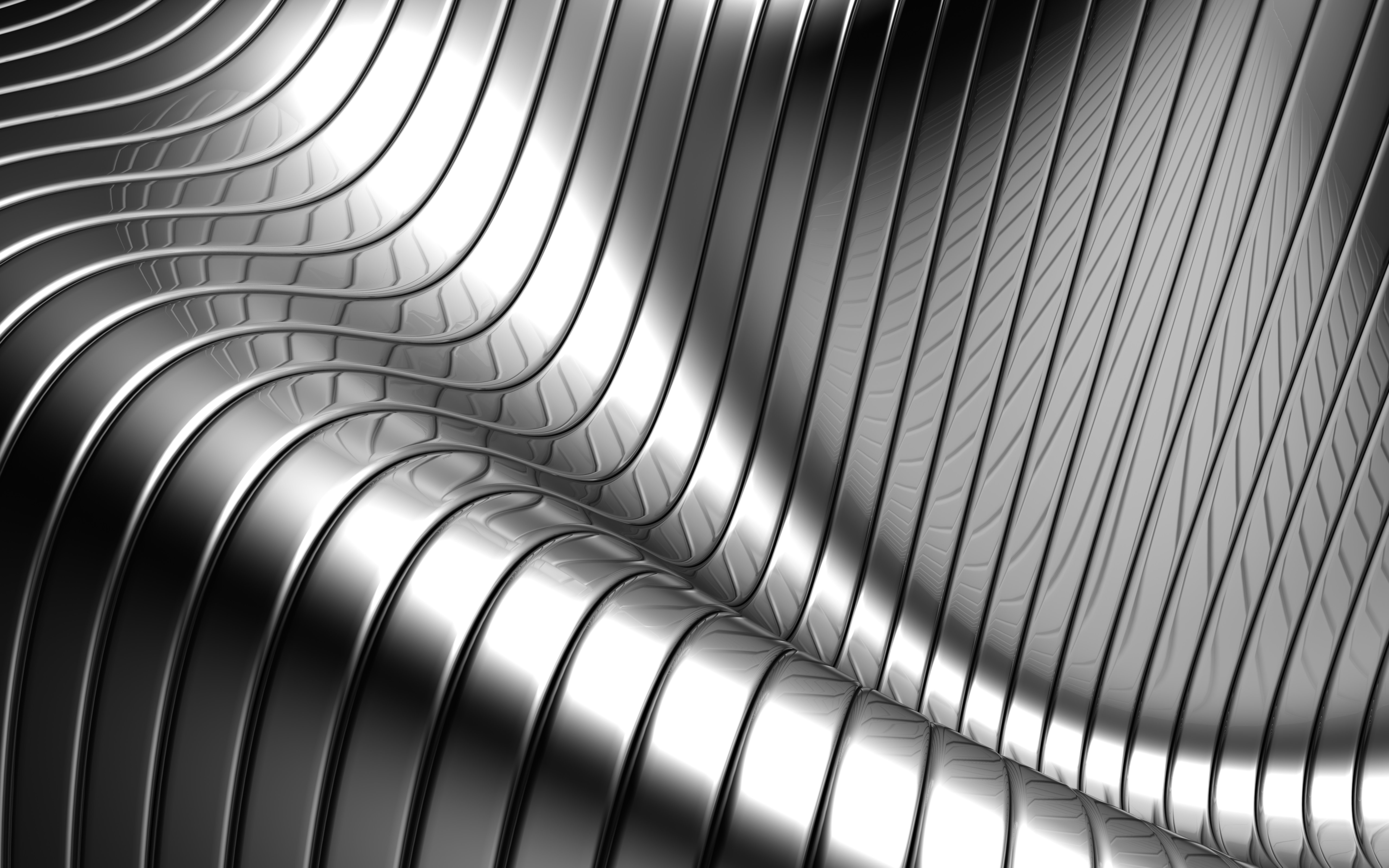Ripples in aluminium