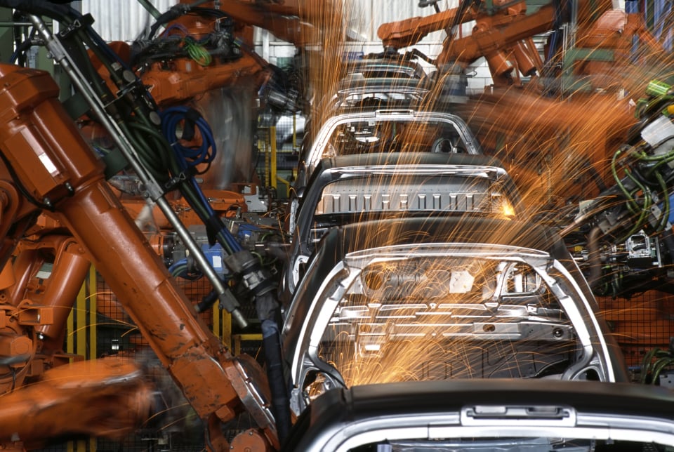 Image of vehicle production line