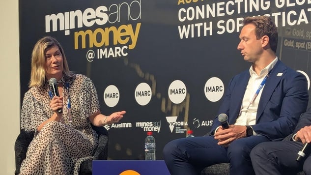 Angela Durrant, CRU Principal Analyst, Nickel Assets, speaking at the IMARC 2025