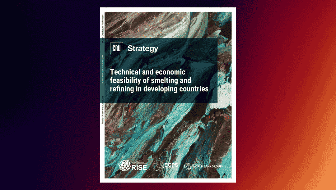 CRU partners with World Bank Group on mineral processing report