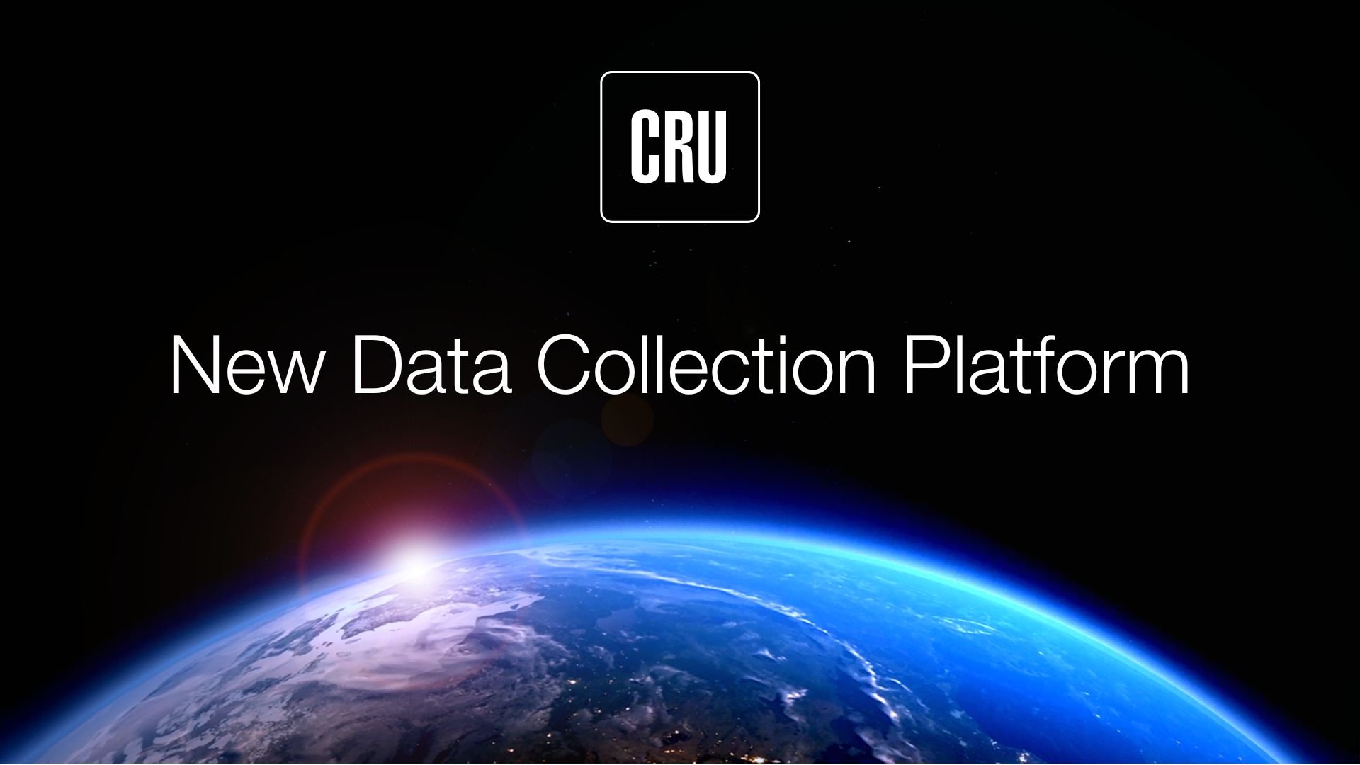 Visual presentation of the CRU Data Collection Platform for steel sheet prices with the view of earth from the space 