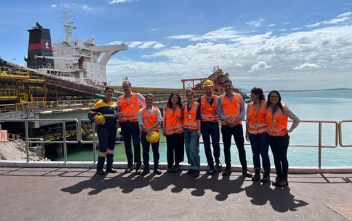 CRU team visiting Samarco’s Ubu complex, as part of the Brazil Iron Ore Seminar trip